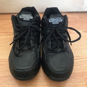 Sketchers Slip Resistant Memory Foam Work Sneakers